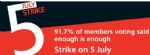 Salford Teachers' Strike 5th July